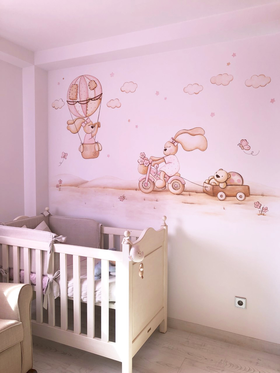 Murales infantiles, murales pintados a mano sobre paredes, murales para  bebes, murales en dormitorios