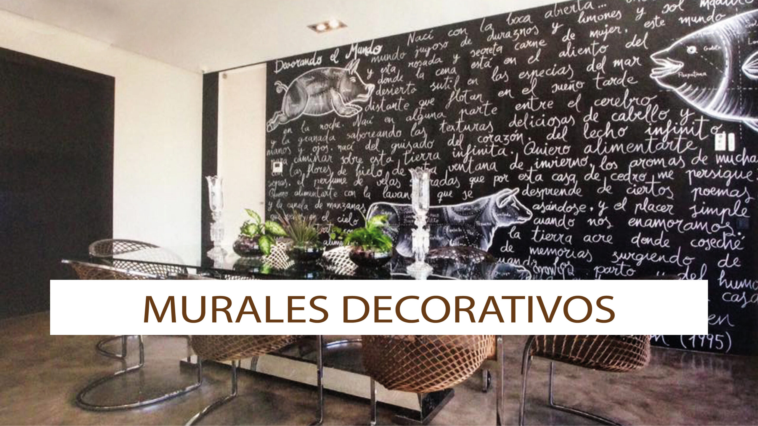 decoracion de paredes con murales