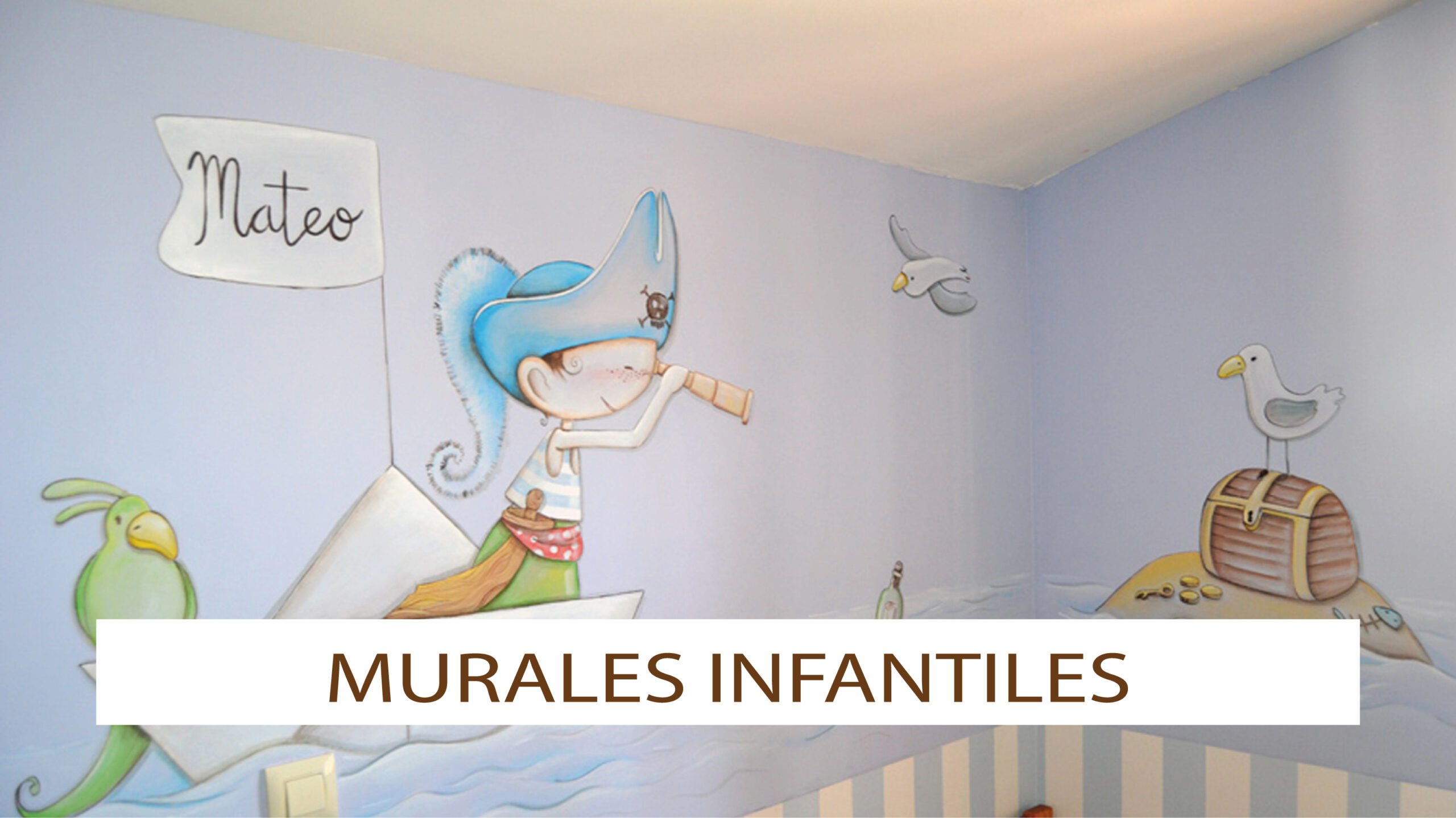 murales infantiles pintados a mano