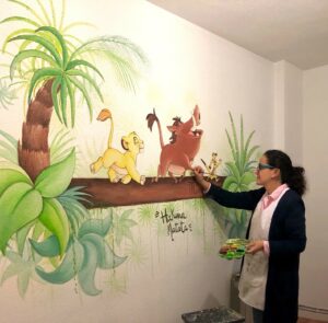 precios de los murales pintados a mano