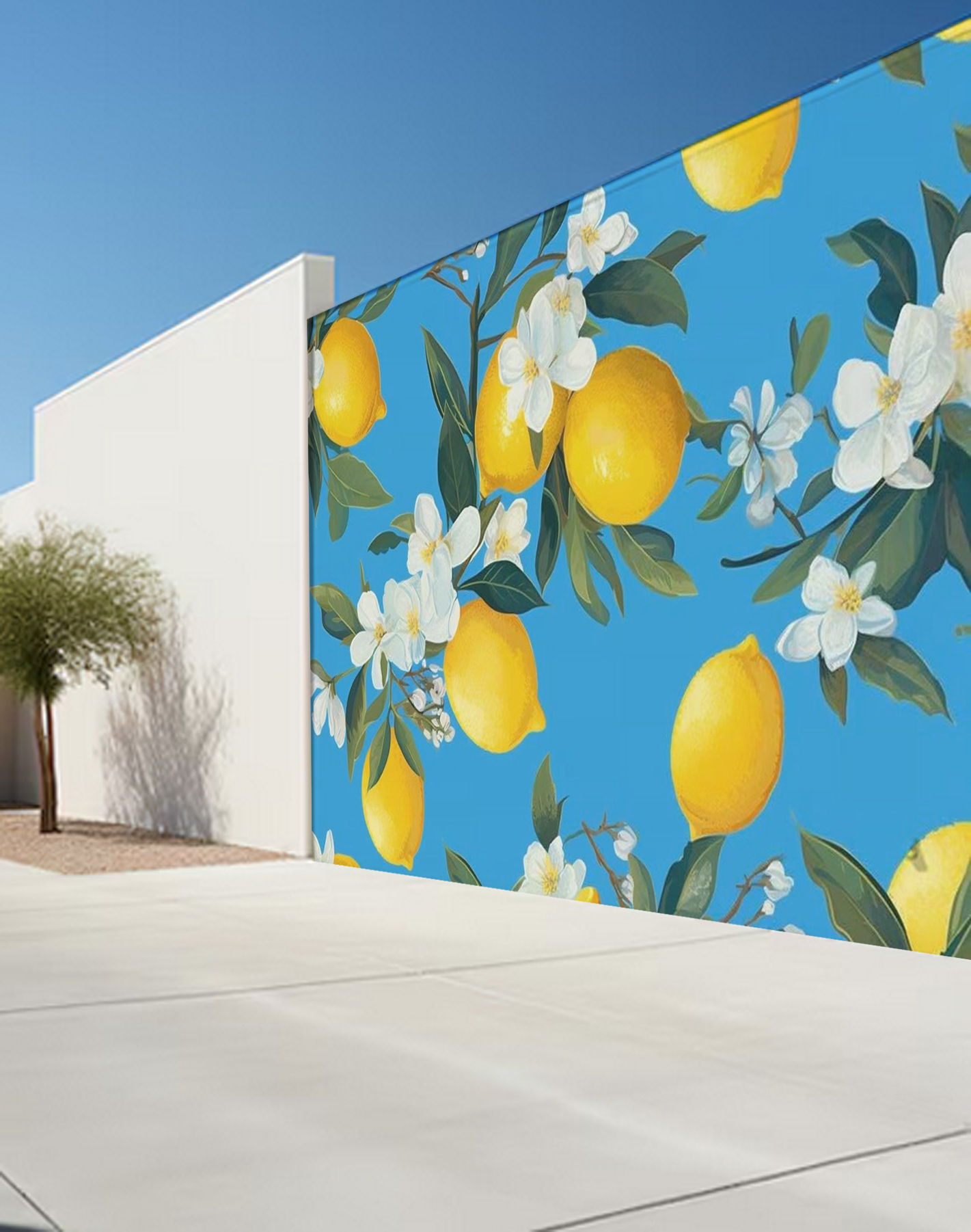 mural pintado exterior piscina murales exteriores en piscinas