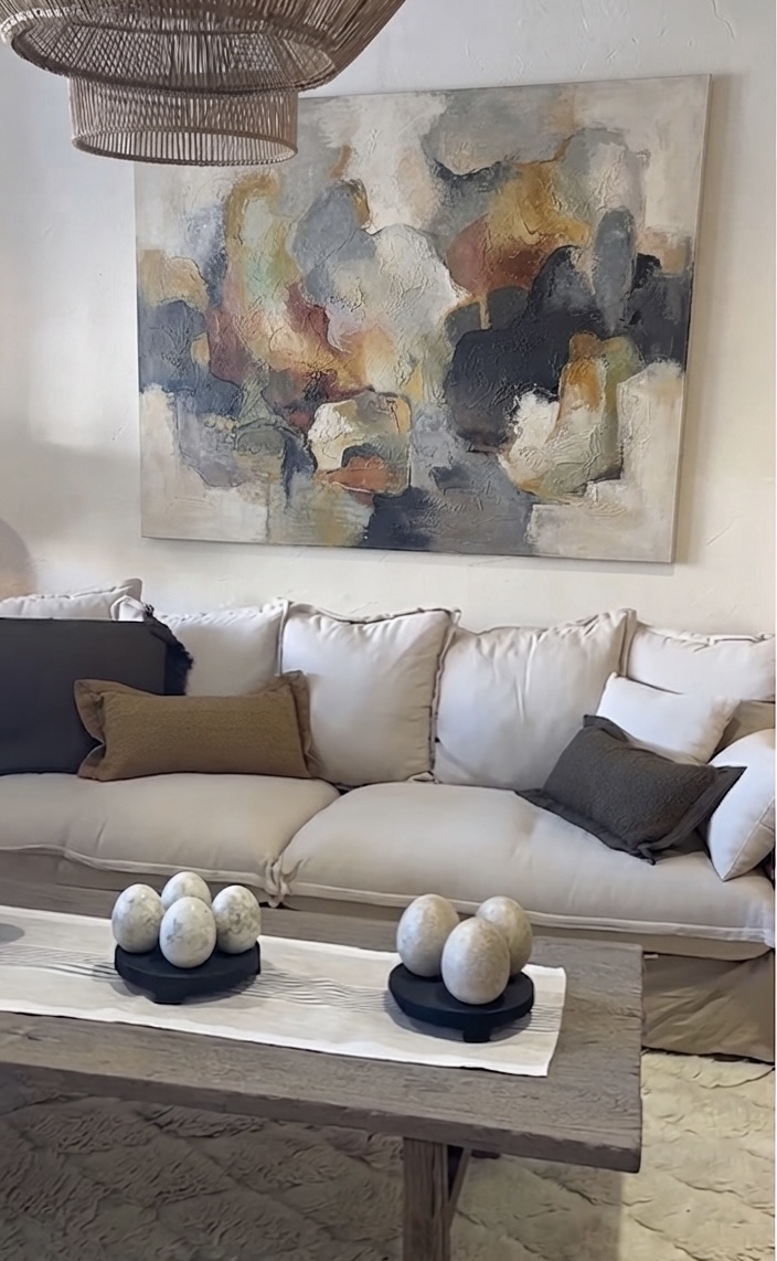 Cuadros Abstractos Pintados a Mano | Arte Original para Decoración | ArteVivo. 120x96 cm. Lienzo sin marco. Envío incluido