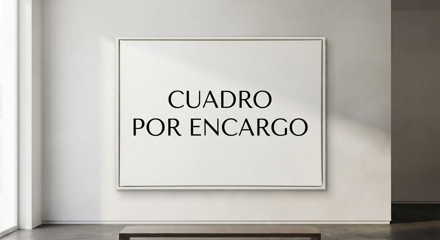 Cuadro abstracto pintado a mano por encargo 150x70 cm. Con textura. Sin marco. Envío incluído
